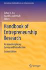 Handbook of Entrepreneurship Research : An Interdisciplinary Survey and Introduction - Book