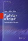 Psychology of Religion : Autobiographical Accounts - eBook