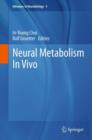 Neural Metabolism In Vivo - Book