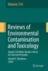Aquatic Life Water Quality Criteria for Selected Pesticides - eBook