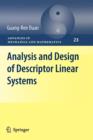Analysis and Design of Descriptor Linear Systems - Book