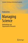 Managing Science : Methodology and Organization of Research - Book