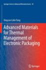 Advanced Materials for Thermal Management of Electronic Packaging - Book