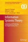Information Systems Theory : Explaining and Predicting Our Digital Society, Vol. 2 - Book