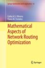 Mathematical Aspects of Network Routing Optimization - Book