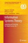 Information Systems Theory : Explaining and Predicting Our Digital Society, Vol. 1 - Book