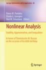 Nonlinear Analysis : Stability, Approximation, and Inequalities - Book