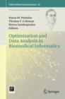 Optimization and Data Analysis in Biomedical Informatics - Book