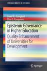 Epistemic Governance in Higher Education : Quality Enhancement of Universities for Development - Book