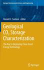 Geological CO2 Storage Characterization : The Key to Deploying Clean Fossil Energy Technology - Book