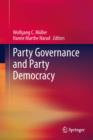 Party Governance and Party Democracy - eBook