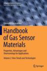 Handbook of Gas Sensor Materials : Properties, Advantages and Shortcomings for Applications Volume 2: New Trends and Technologies - Book