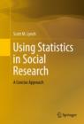 Using Statistics in Social Research : A Concise Approach - eBook