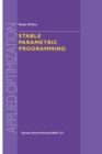 Stable Parametric Programming - eBook