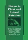 Boron in Plant and Animal Nutrition - eBook