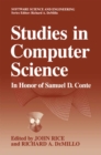Studies in Computer Science : In Honor of Samuel D. Conte - eBook
