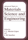 Advanced Topics in Materials Science and Engineering - eBook