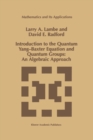 Introduction to the Quantum Yang-Baxter Equation and Quantum Groups: An Algebraic Approach - eBook
