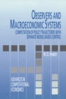 Observers and Macroeconomic Systems : Computation of Policy Trajectories with Separate Model Based Control - eBook