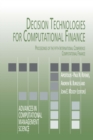 Decision Technologies for Computational Finance : Proceedings of the fifth International Conference Computational Finance - eBook