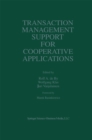 Transaction Management Support for Cooperative Applications - eBook