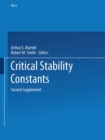 Critical Stability Constants : Second Supplement - eBook