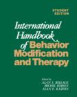 International Handbook of Behavior Modification and Therapy - Book