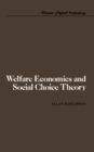 Welfare Economics and Social Choice Theory - eBook