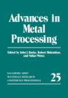 Advances in Metal Processing - Book