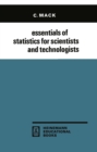 Essentials of Statistics for Scientists and Technologists - eBook