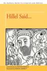 Hillel Said... - Book
