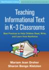 Teaching Informational Text in K-3 Classrooms : Best Practices to Help Children Read, Write, and Learn from Nonfiction - Book