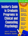 Insider's Guide to Graduate Programs in Clinical and Counseling Psychology : 2016/2017 Edition - Book