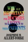 Why Is It Important for Doctors to Listen to Their Patients? - Book