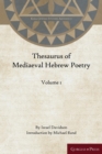 Thesaurus of Mediaeval Hebrew Poetry (Volume 1) - Book