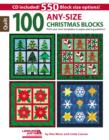100 Any-Size Christmas Blocks : Print Your Own Templates or Paper-Piecing Patterns! - Book