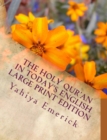 The Holy Qur'an in Today's English : Large Print Edition - Book