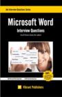 Microsoft Word Interview Questions You'll Most Likely Be Asked - Book