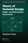 Theory of Factorial Design : Single- and Multi-Stratum Experiments - Book