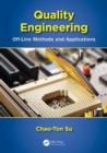 Quality Engineering : Off-Line Methods and Applications - Book