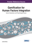 Gamification for Human Factors Integration - Book