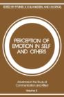 Perception of Emotion in Self and Others - Book