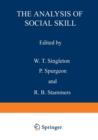 The Analysis of Social Skill - Book