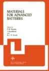 Materials for Advanced Batteries - eBook