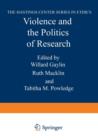 Violence and the Politics of Research - Book