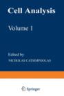 Cell Analysis : Volume 1 - Book