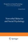 Nonverbal Behavior and Social Psychology - Book