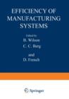 Efficiency of Manufacturing Systems - Book