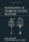 Investigation of Membrane-Located Receptors - Book