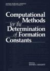 Computational Methods for the Determination of Formation Constants - Book